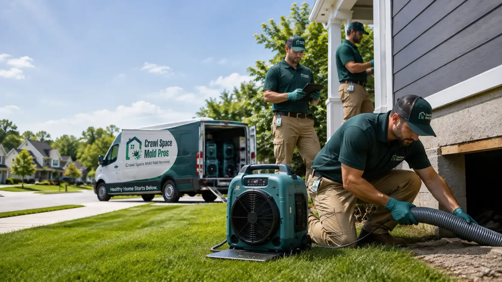 Crawl Space Mold Removal in Taylor, ND